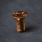 3343 - 133602 - Silicon Bronze Machine Screw Phillips Flat Head-  M6-1.0 x 12mm