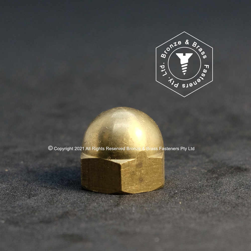 1640 - 116651 - Brass Nut Hex Acorn- 5/16 - 24 UNF – Bronze And Brass ...