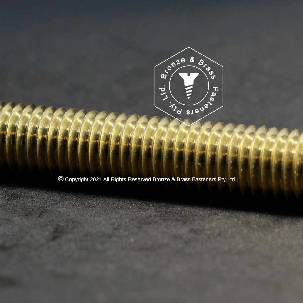 1910 - 119052 - Brass Rod Threaded (Allthread)- 5/16-18 UNC X 3 ...