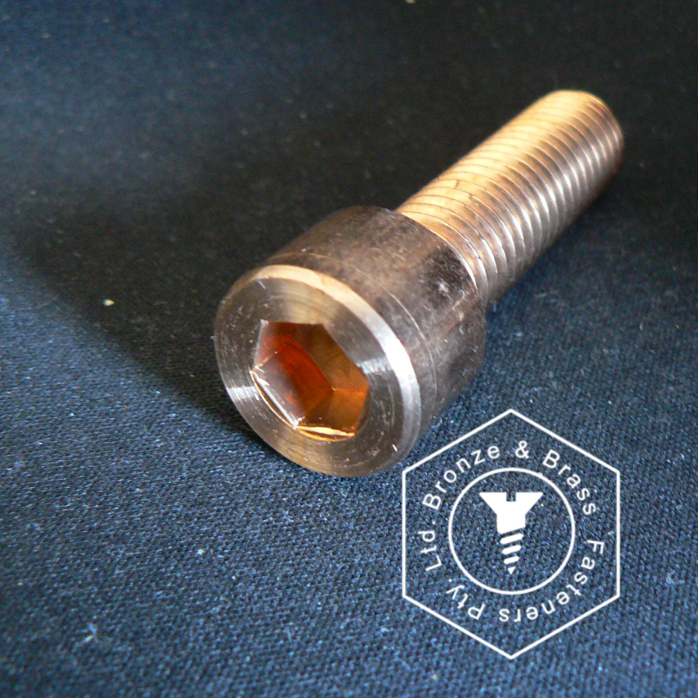 3351 - 134201 - Silicon Bronze Cap Screw Hex Socket- 1/4 - 20 UNC x 1 1 /2"