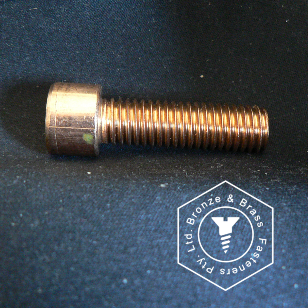 3351 - 134201 - Silicon Bronze Cap Screw Hex Socket- 1/4 - 20 UNC x 1 1 /2"